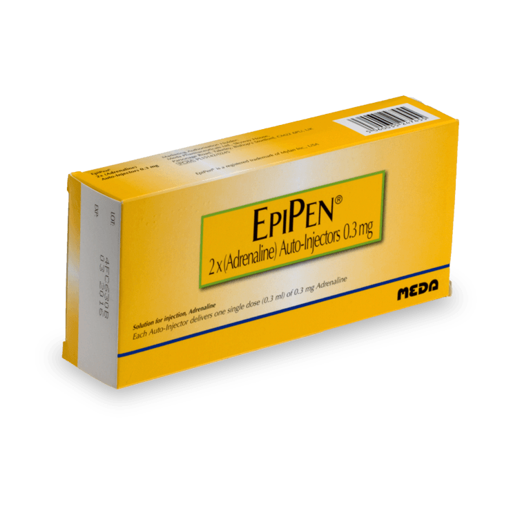 adrenaline injectable epipen